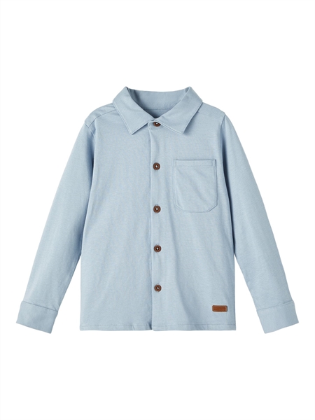 NAME IT Jersey Skjorte Folke Dusty Blue